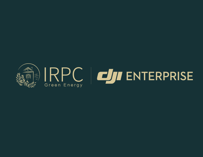 IRPC and DJI Enterprise logos representing official partnership in Ireland