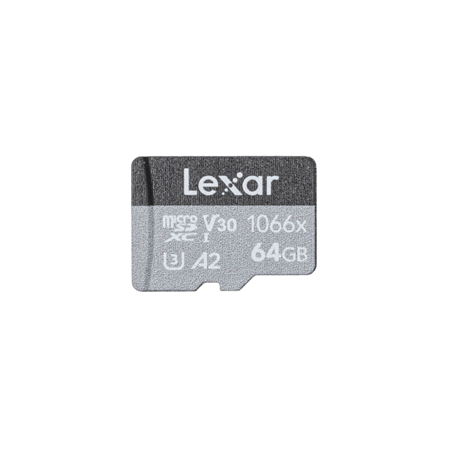 64GB microSD card included with DJI Matrice 4E for data storage