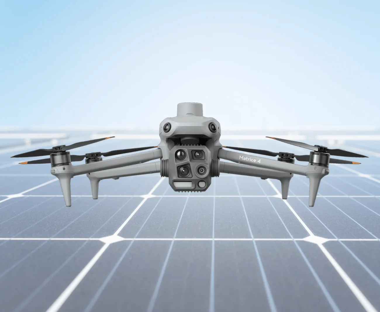 DJI Matrice 4T drone performing a thermal survey on a residential solar PV rooftop in Ireland.