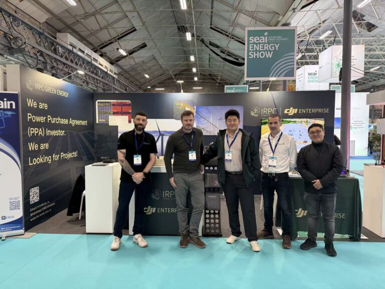 Irish Drone team at SEAI Energy Show 2025 in Ireland showcasing DJI Enterprise drone solutions