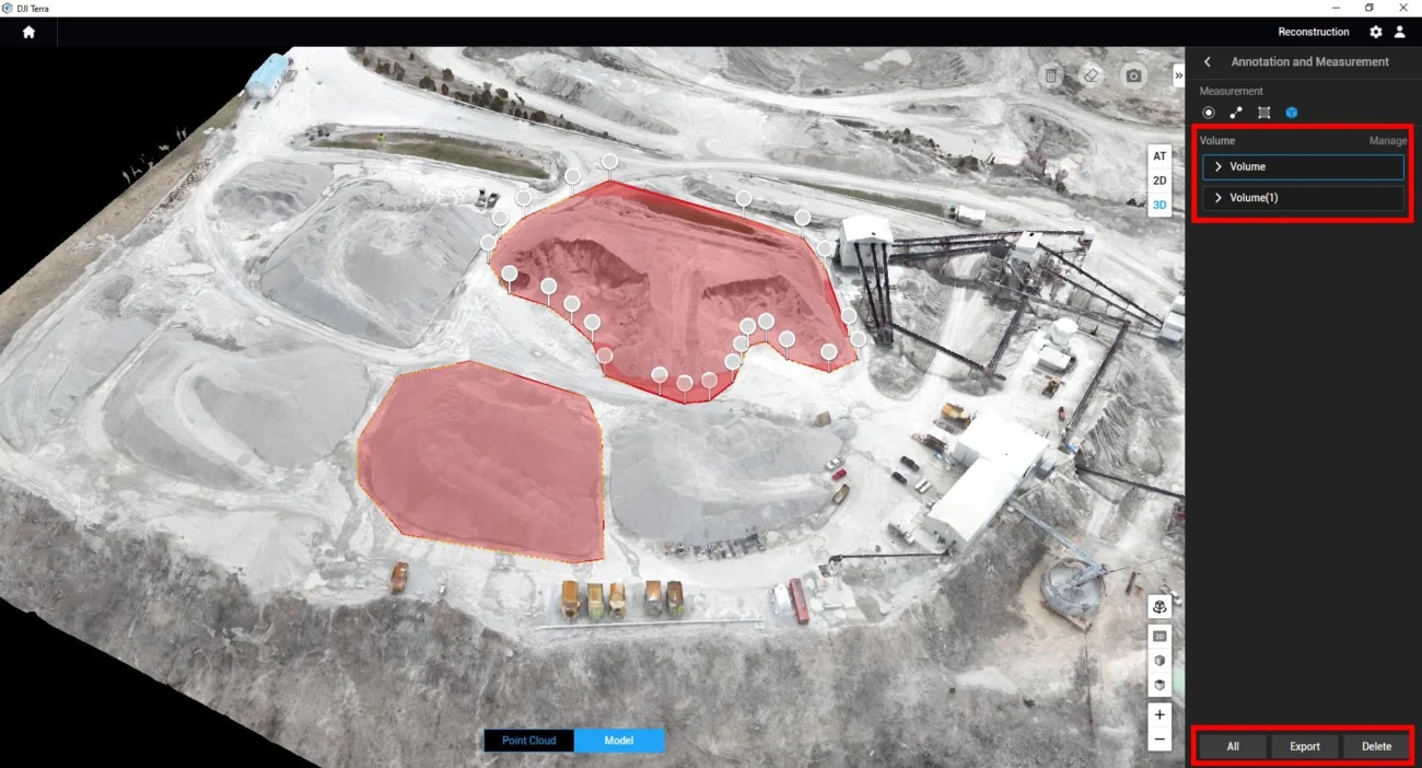 Drone Stockpile Measurement