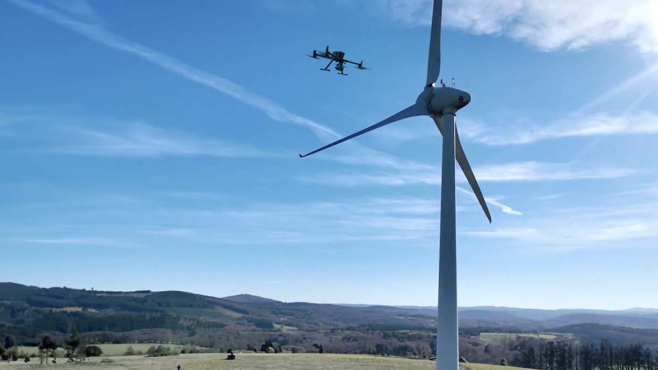 Drone Inspection for Wind Turbines